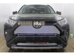 Защита радиатора Toyota Rav4 2019- chrome низ