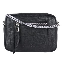 Кожаная сумка Pilati black (арт. 7014-01)