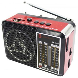 Радиоприемник LB-A46  , Luxe Bass+USB+SD+аккумулятор