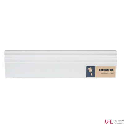 Плинтус МДФ под покраску Arbiton Loctike 101