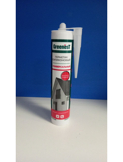 040-GREENesT герметик силиконовый универсальный Прозр, 260 мл Артикул 00000226