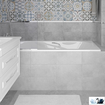 Плитка настенная Laparet Atlas серая микс 08-00-06-2457 20х40 см