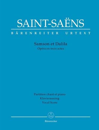 Saint-Saëns. Samson et Dalila Klavierauszug vokal (frz/dt)