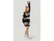 Укороченная толстовка TRAINING CROPPED HOODIE MUSCLE MOMMY 619 Черная