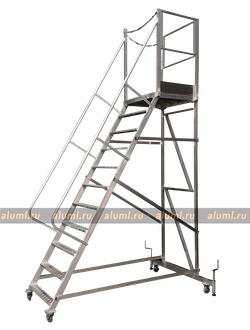 Лестница с площадкой ЛС-2.7 проход влево
