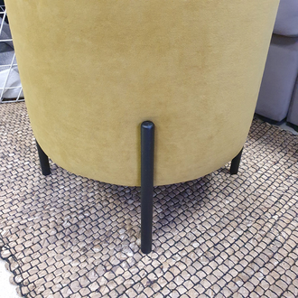 Пуф МОНЭ круг цвет шафран