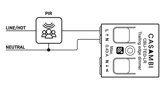 Диммер Casambi CBU-TED-LR (TRIAC)