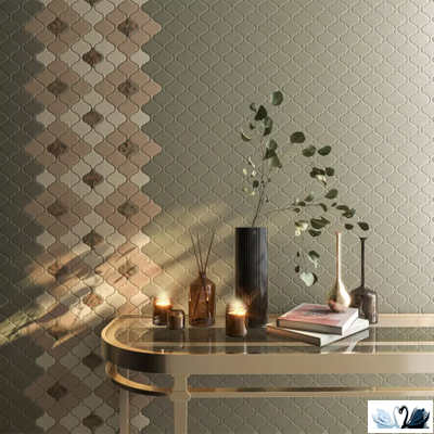 Плитка Kerama Marazzi Арабески 26 х 30 см желтая светлая матовая