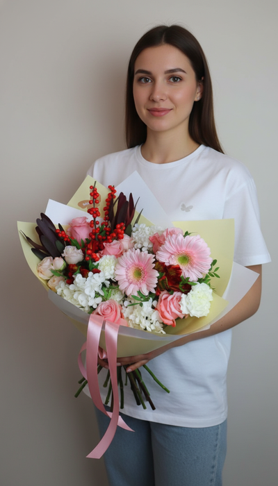 Букет цветов для мамы 607