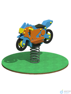 Качалка на пружине «Мотоцикл»