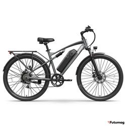 Электровелосипед QRONGE ZEPHYR серый
