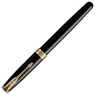 Ручка подарочная перьевая PARKER "Sonnet Core Black Lacquer GT"