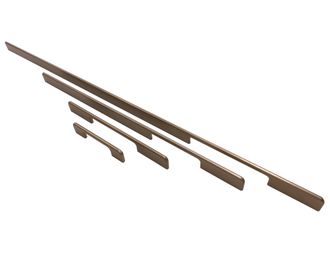 Ручка-скоба №191, 256 мм (общая длина 300 мм), бруш бронза