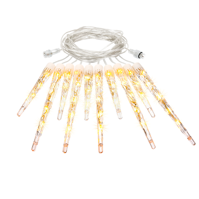Гирлянда сосульки уличная 24V, 2м, 10шт (5шт 30см, 5шт 20см), 40led.