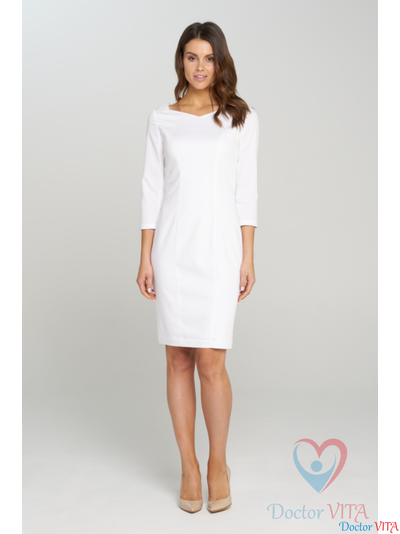 Платье медицинское Dr.Super Laura белое