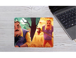 Коврик для мышки Привет Сосед/ Hello Neighbor №14