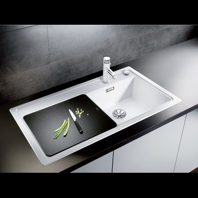 Разделочная доска из чёрного безопасного стекла Blanco (224629)