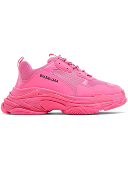 Balenciaga Triple S Sneaker Fluorescent Pink женские