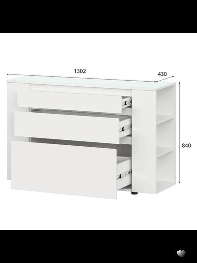 Одри Комод Белый