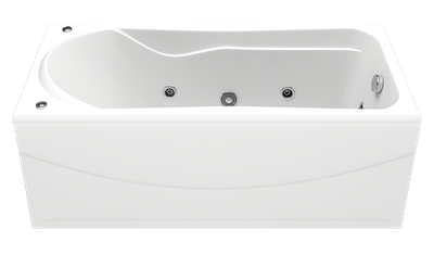 Акриловая гидромассажная ванна BAS Мальта 170х75