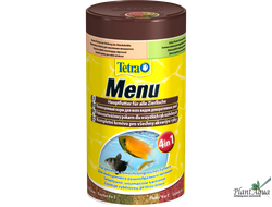 TetraMenu Futtermix (мини хлопья) 250мл 4 разных корма для всех видов рыб