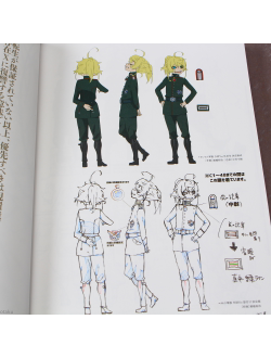Оригинальный Арт Бук  Youjo Senki (Военная хроника маленькой девочки)  - Saga of Tanya the Evil