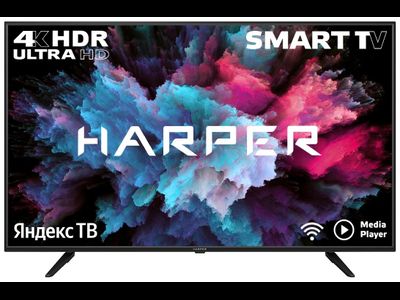 Телевизор Harper 65U660TS, 65"  4K  Smart TV  Черный