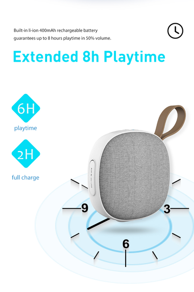 Мини колонка bluetooth магнитная влагозащищенная с USB EBS-303  5W