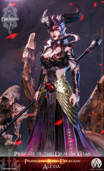 Принцесса-дракон Алексия (красная) - Коллекционная ФИГУРКА 1/6 scale Dragon Princess - Red Dragon Alexia (WS019B) - WAR STORY