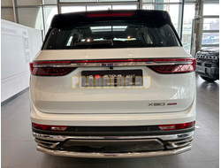Защита заднего бампера Папа Тюнинг d60 для JETOUR X90 Plus 2022-