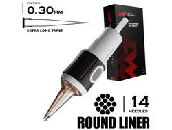 14 RLLT/0.30 - Round Liner Long Taper Extra - Mustang