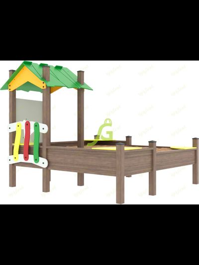 Детская песочница IgraGrad с крышей (мод.2)