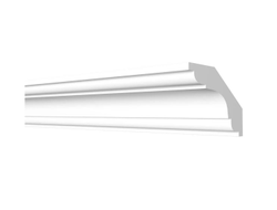 Потолочный плинтус DECOR-DIZAYN DD05, из дюрополимера, под покраску, ударопрочный, 2 метра