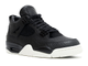 черные кожаные Air Jordan 4 Retro PRM Pinnacle