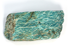 Амазонит, необработанный образец, Кольский п-ов (73*35*30 мм, 128 г) №20665