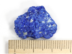 Азурит, необработанный "дикий" образец, Россия, Челябинская обл., Михеевское  месторождение (23*18*9 мм, 5 г) №28299