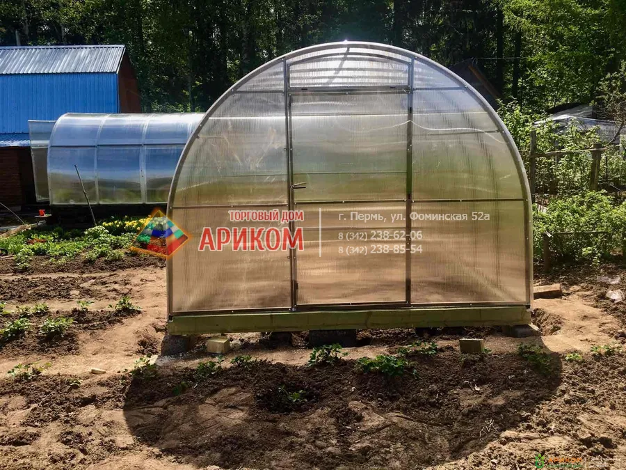 Теплицы и сотовый поликарбонат в Перми от Ариком