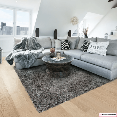 Паркетная доска Farecom Дуб Сен-Тропе состаренный 188 мм 3-х полосная без фаски лак замок 2G толщина 14 мм 3.41 м2