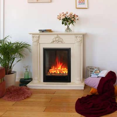 Электрокамин Stefania WTA с очагом Eugene