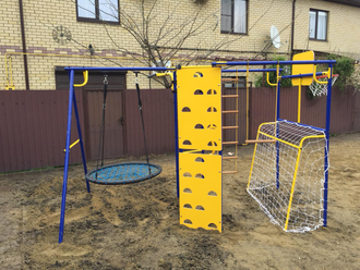 УДСК "АТЛЕТ Т-К1" с качелями "Гнездо"
