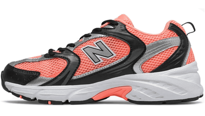 New Balance 530 Orange (Оранжевые с белым) сбоку