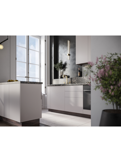 Сиэль Атласный серый модульная кухня