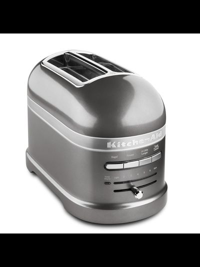 Тостер KitchenAid ARTISAN на 2 хлебца, серебряный медальон, 5KMT2204EMS