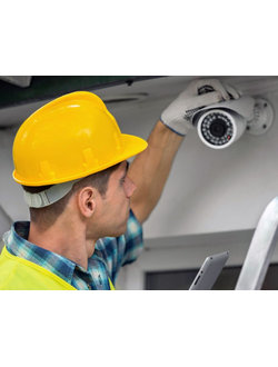 Установка и подключение видеокамеры к монитору видеодомофона