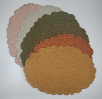 Салфетка для сервировки стола зеленая