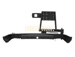 Задний силовой бампер серии Трофи на Mitsubishi Pajero Sport II 2008- (03.137.02)