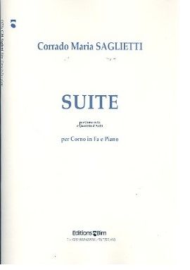 Saglietti, Corrado Maria Suite per corno en fa e piano