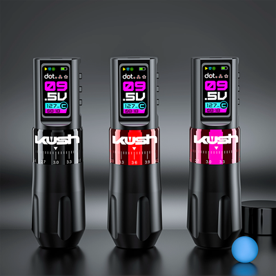 Беспроводная тату машинка Yilong KUSH Strokes 2.4-4.2mm Black