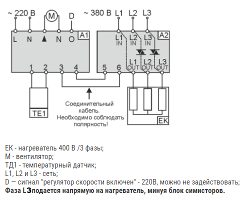 Регулятор температуры МРТ380.16-40 до 26 кВт - 1