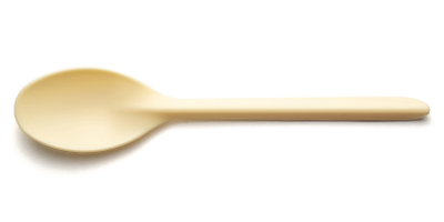 Ложка одноразовая БИО ПЛЮС бежевая, 50/1000